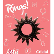 Эрекционное кольцо Lola Rings Cristal Black