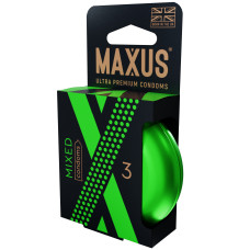 Презервативы Maxus Mixed микс в металлическом кейсе 3 шт