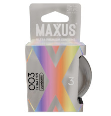 Презервативы Maxus Extra Thin экстратонкие в металлическом кейсе 3 шт