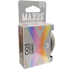 Презервативы Maxus Extra Thin экстратонкие в металлическом кейсе 3 шт
