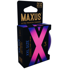 Презервативы Maxus XXL увеличенного размера в металлическом кейсе 3 шт