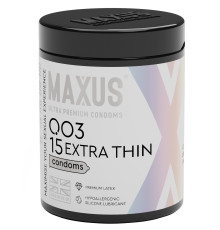 Презервативы Maxus Extra Thin экстратонкие в пластиковом кейсе 15 шт