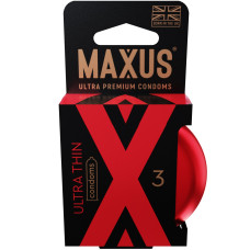 Презервативы Maxus Ultra thin ультратонкие в металлическом кейсе 3 шт