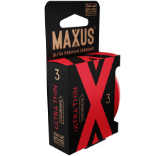 Презервативы Maxus Ultra thin ультратонкие в металлическом кейсе 3 шт