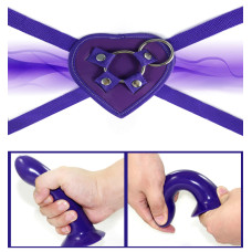 Страпон Fetish Rider G-Spot Strap On фиолетовый