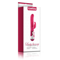 Вибратор с ротацией розовый Lusty Bunny