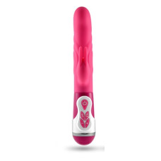 Вибратор с ротацией розовый Lusty Bunny