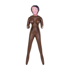 Кукла надувная, негритянка, TOYFA Dolls-X, в полный рост, с тремя отверстиями, 160 см