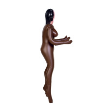 Кукла надувная, негритянка, TOYFA Dolls-X, в полный рост, с тремя отверстиями, 160 см