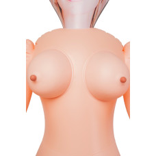 Кукла надувная Cecilia , блондинка, TOYFA Dolls-X, в полный рост, с одним отверстием, 160 см