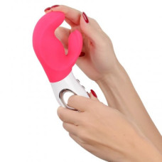 Вибратор с клиторальным стимулятором Fun Factory Miss Bi розовый