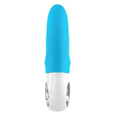 Вибратор с клиторальным стимулятором Fun Factory Miss Bi голубой