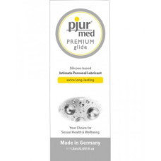 Силиконовый лубрикант Pjur Med Premium glide 1,5 мл, пробник