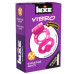 Виброкольцо с презервативом Luxe Vibro Бархатный Молот 1 шт