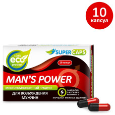 Средство возбуждающее для мужчин с L-carnitin Mans Power 10 капсул