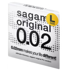 Полиуретановые презервативы Sagami Original L-size 0,02 1 шт