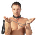 Поводок на цепи Leather Leash