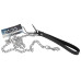 Поводок на цепи Leather Leash