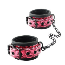 Наручники Ankles Cuffs регулируемые красные