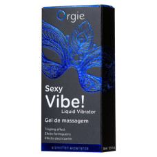 Возбуждающий гель с эффектом вибрации Orgie Sexy Vibe Liquid Vibrator 15 мл