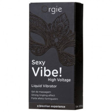 Гель Orgie Sexy Vibe High Voltage с усиленным эффектом вибрации, 15 мл