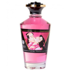 Разогревающее массажное масло Shunga Raspberry Feeling c ароматом малины 100 мл