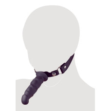 Кляп Fetish Heavy Duty с наружным фаллоимитатором
