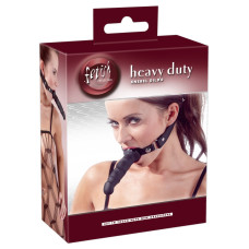 Кляп Fetish Heavy Duty с наружным фаллоимитатором