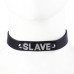 Стильный черный чокер Slave