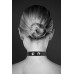 Стильный черный чокер Slave