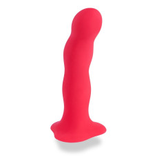 Фаллоимитатор со смещенным центром тяжести Fun Factory Bouncer красный 18 см