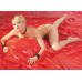 Виниловая простынь красная Vinyl Bed Sheet 200х230 см