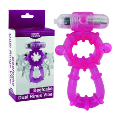 Bиброкольцо розовое Beefcake Dual Ring