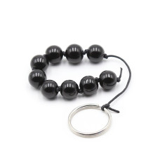 Анальная цепочка Anal bead черная 1,8 см