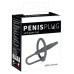 Силиконовый уретральный плаг с кольцом под головку Penis Plug