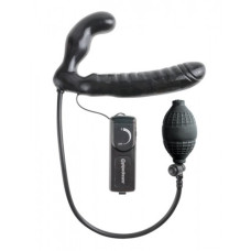 Безремневой страпон с вибрацией Inflatable Vibrating Strapless Strap-On