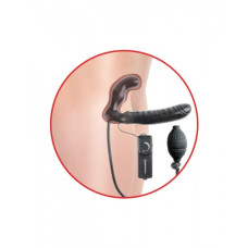 Безремневой страпон с вибрацией Inflatable Vibrating Strapless Strap-On