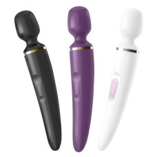 Вибромассажер перезаряжаемый Satisfyer Wand-er Women черный
