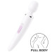 Вибромассажер перезаряжаемый Satisfyer Wand-er Women белый