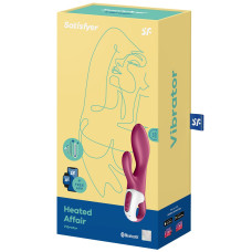 Смарт-вибратор для точки G с клиторальным стимулятором Satisfyer Heated Affair