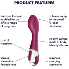 Смарт-вибратор с подогревом для зоны G Satisfyer Hot Spot