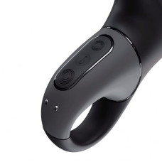 Анальный смарт-вибратор с подогревом и стимулятором промежности Satisfyer Heat Climax+