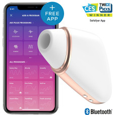 Бесконтактный смарт-стимулятор клитора Satisfyer Love Triangle белый