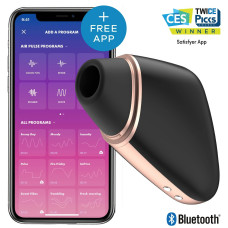 Бесконтактный смарт-стимулятор клитора Satisfyer Love Triangle черный