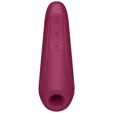 Вакуумный смарт-стимулятор клитора с вибрацией Satisfyer Curvy 1+ Rose Red