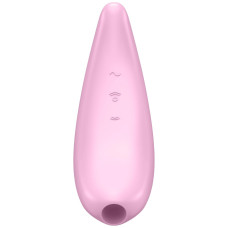 Вакуумный смарт-стимулятор клитора с вибрацией Satisfyer Curvy 3+ розовый