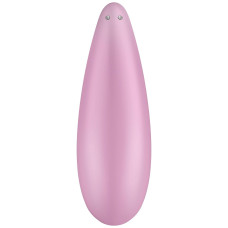 Вакуумный смарт-стимулятор клитора с вибрацией Satisfyer Curvy 3+ розовый