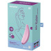 Вакуумный смарт-стимулятор клитора с вибрацией Satisfyer Curvy 3+ розовый