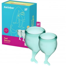 Набор менструальных чаш Satisfyer Feel Secure зелёный