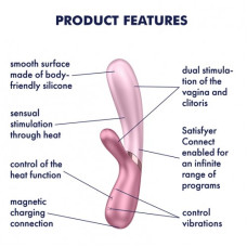 Смарт-вибратор с функцией нагрева Satisfyer Hot Lover розовый